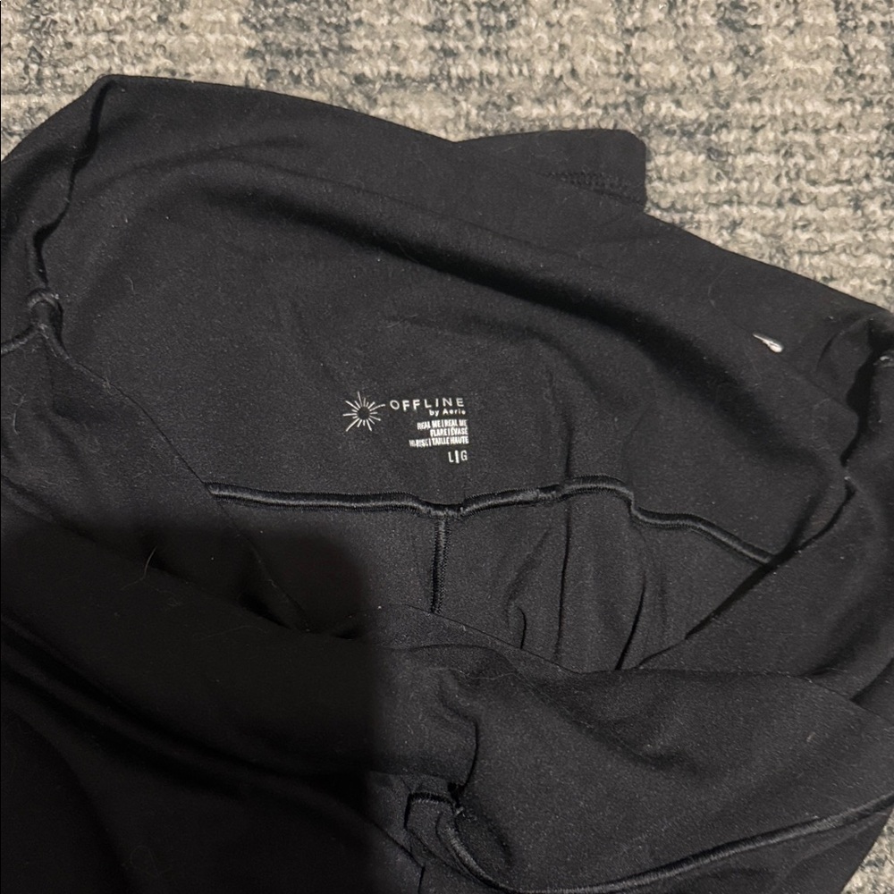 Aerie Offline Flared Crossover leggings